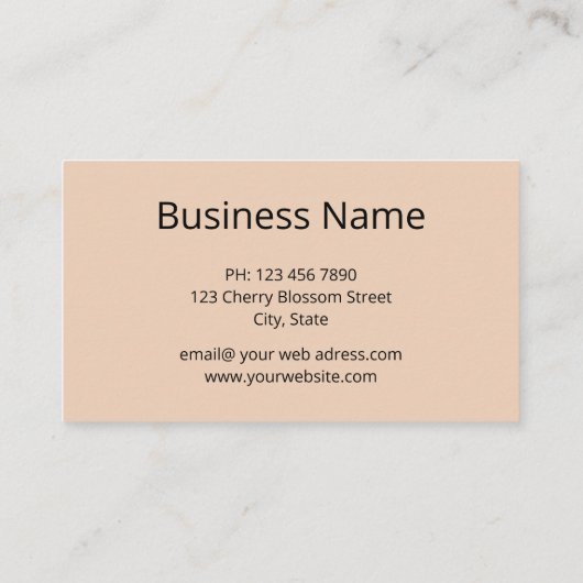 オオカミとムーンの自然写真 名刺 (裏面)