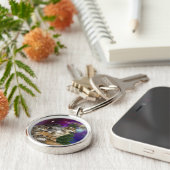 オオカミとムーン キーホルダー (側面)