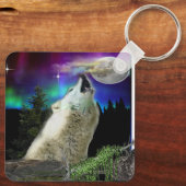 オオカミとムーン キーホルダー (裏面)