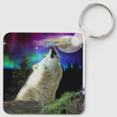 オオカミとムーン キーホルダー (裏面)