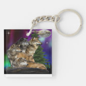 オオカミとムーン キーホルダー (裏面)