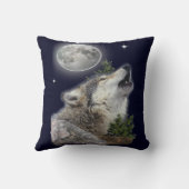 オオカミとムーン クッション (裏面)
