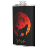 オオカミとムーン フラスク (左)