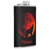 オオカミとムーン フラスク (右)