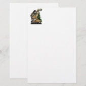 オオカミとムーン 便箋 (正面/裏面)