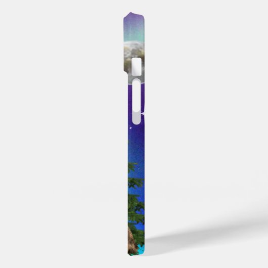 オオカミとムーン Case-Mate iPhoneケース (裏面 / 左)