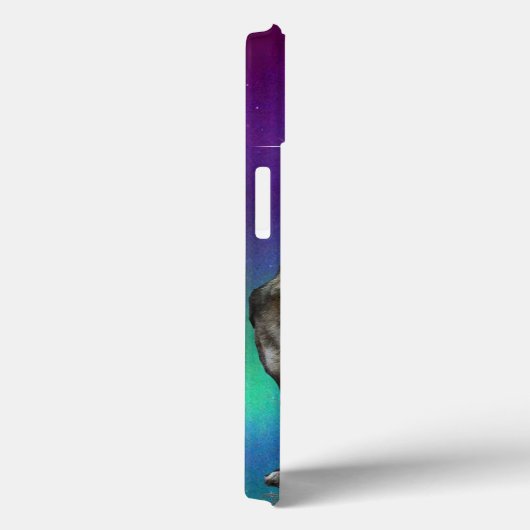 オオカミとムーン Case-Mate iPhoneケース (裏面 / 右)