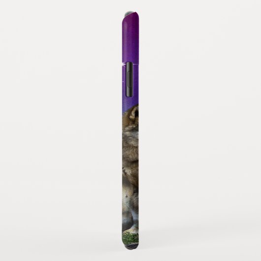 オオカミとムーン Case-Mate iPhoneケース (裏面/右)