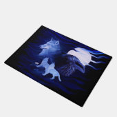 オオカミとレイヴン ドアマット (アングル)