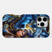 オオカミと女の幻想 iPhoneケース (裏面横)