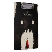 オオカミと小さな赤い乗馬フード クリップボード (右)