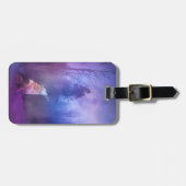 オオカミと月の森の荷物タグ ラゲッジタグ (正面横)