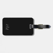 オオカミと月の森の荷物タグ ラゲッジタグ (裏面横)