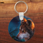 オオカミと月は真中にいる キーホルダー (正面)