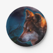 オオカミと月は真中にいる ペーパープレート (正面)