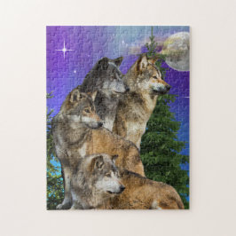 オオカミと月 ジグソーパズル