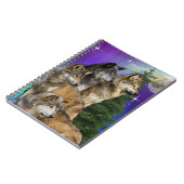 オオカミと月 ノートブック (左側)