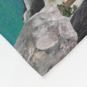 オオカミと月 フリースブランケット (角)