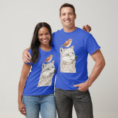 オオカミと鳥が可笑しい Tシャツ (ユニセックス)