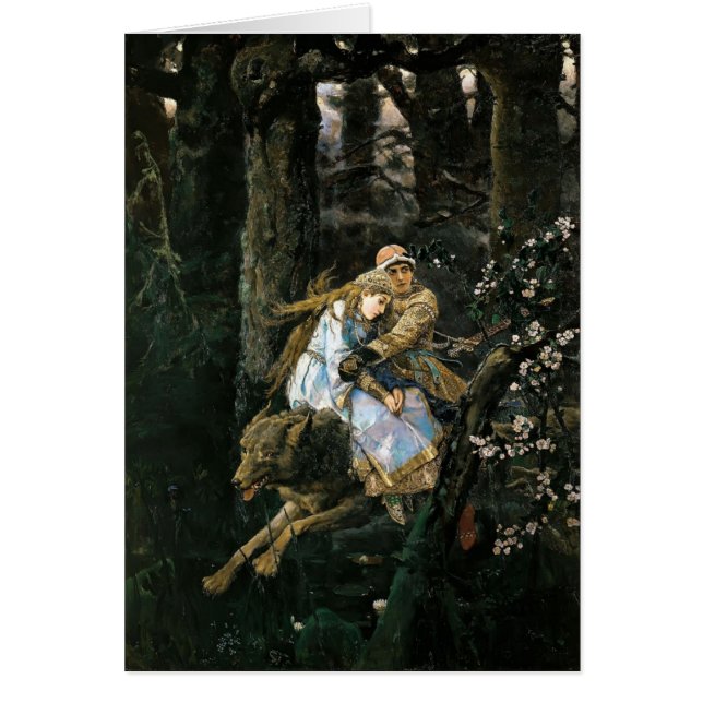 オオカミに乗っているViktor Vasnetsov-イヴァンTsarevich (正面)