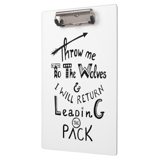 オオカミに私を投げろ!やる気を起こさせる引用文 クリップボード (左)