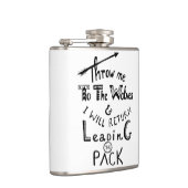 オオカミに私を投げろ!やる気を起こさせる引用文 フラスク (右)