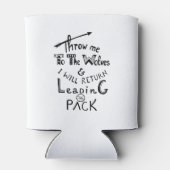 オオカミに私を投げろ！やる気を起こさせる引用文 缶クーラー (裏面)