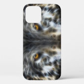 オオカミのインスピレーション エアブラシ ポートレート Case-Mate iPhoneケース (裏面)