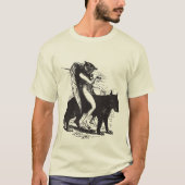 オオカミのオウム Tシャツ (正面)