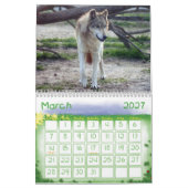 オオカミのオオカミのカレンダー カレンダー (3月 2027)