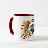 オオカミのクリスマスのマグ マグカップ (正面左)