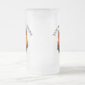 オオカミのサンセットアイズ2106 フロストグラスビールジョッキ (中央)