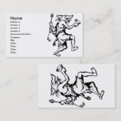 オオカミのシャーマン 名刺 (正面/裏面)