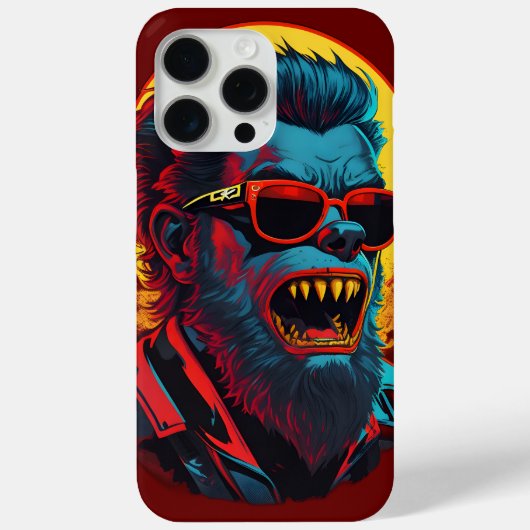 オオカミのゾンビ Case-Mate iPhoneケース (裏面)