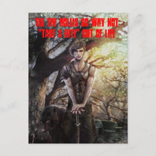 オオカミのニテオフテオウルフはオリスなので、「。.. ポストカード (正面)