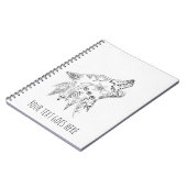 オオカミのノート ノートブック (左側)