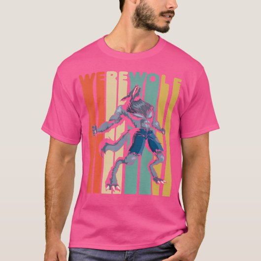 オオカミのハロウィーン Tシャツ (正面)