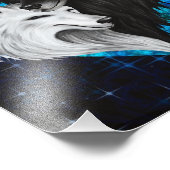 オオカミのハートプリント - バレンタイン版 フォトプリント            (角)