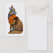 オオカミのパッチワークペット名刺 名刺 (正面/裏面)