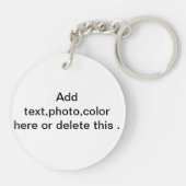 オオカミのブルームーンのキーホルダー キーホルダー (裏面)