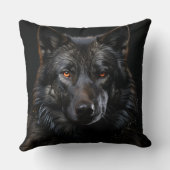 オオカミのペア クッション (裏面)