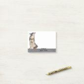 オオカミのポスト・イット ポストイット (デスク上)