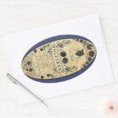 オオカミのポーションWolfsbane 楕円形シール (封筒)