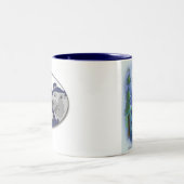 オオカミのマグによって遠ぼえ ツートーンマグカップ (中央)