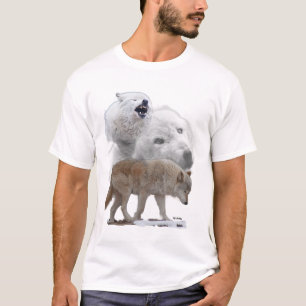 オオカミのワイシャツ2メンズ Tシャツ