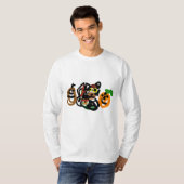オオカミの人形の秋 Tシャツ (正面フル)