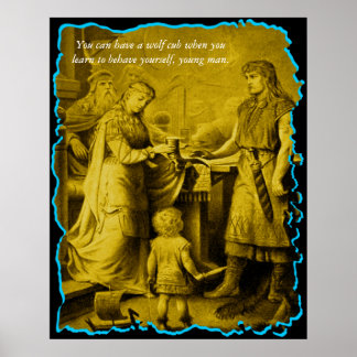 オオカミの仔を… ポスター