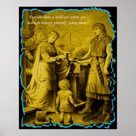 オオカミの仔を… ポスター (正面)