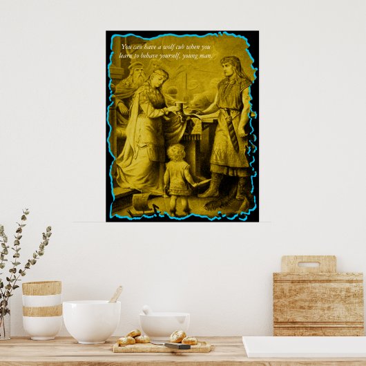 オオカミの仔を… ポスター (キッチン)