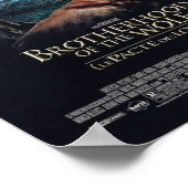 オオカミの兄弟愛フランスの ポスター (角)